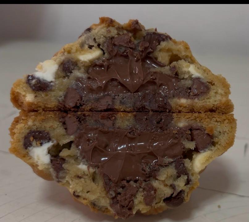 Chocolate chip Nutella cookie